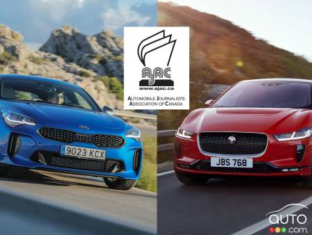 Kia Stinger, Jaguar I-PACE Canadian Vehicles of the Year, According to AJAC
